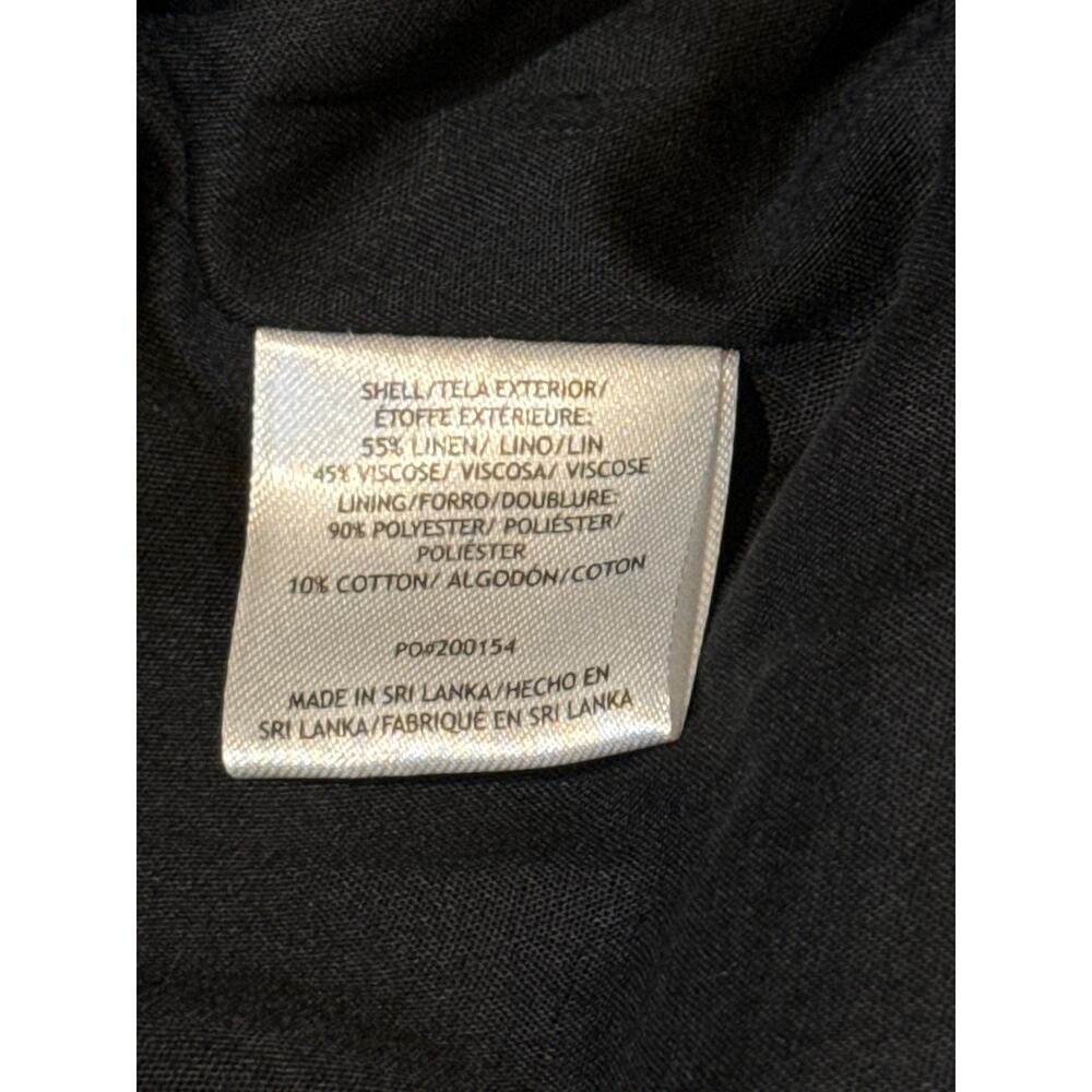 Modcloth Black Linen Blend Mixed Seashell Dress 0 NWT - Picture 5 of 5